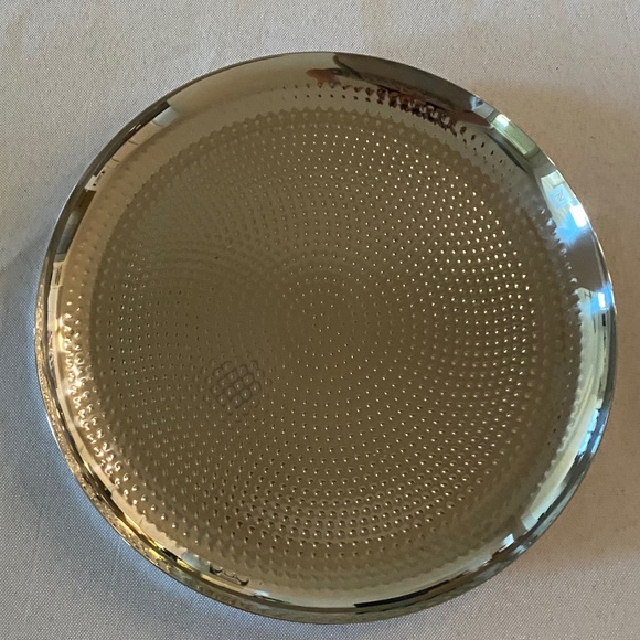 Nespresso Collections Hammered Tray Design Atelier OÏ Stainless Steel Plate 11" - Picture 1 of 8
